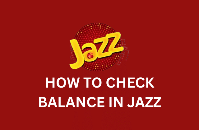How to Check Balance in Jazz